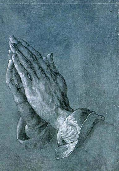 Albrecht Durer Study of an Apostle's Hands